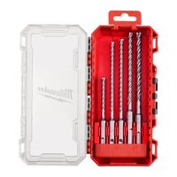 Milwaukee SDS+ MX4 Masonry Bit 5 Piece Drill Set Inc. Case - 4932498298