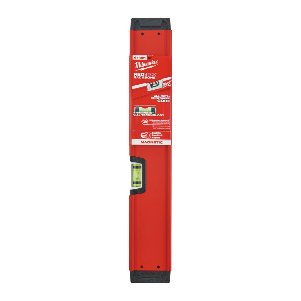 Milwaukee REDSTICK Magnetic Backbone Box Level 40cm - 4932459061