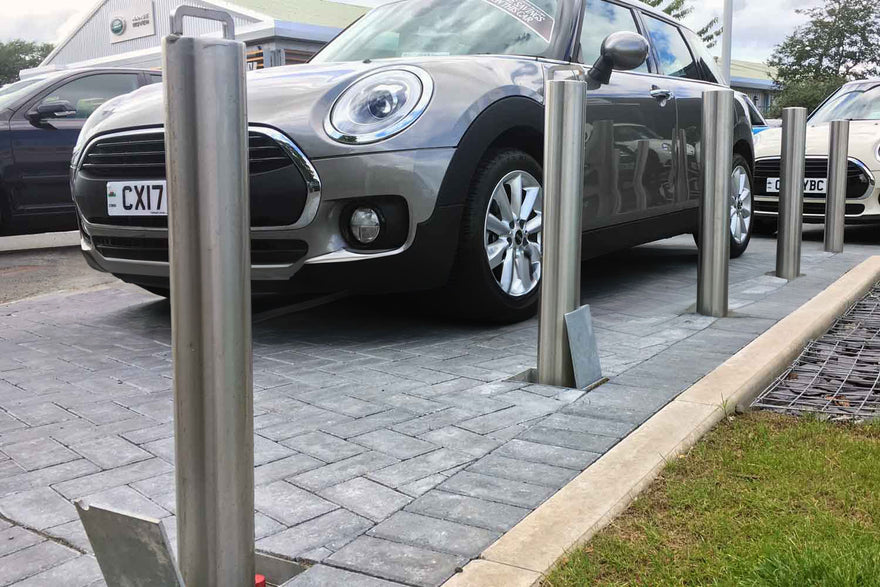 Mini Retractable Post Stainless