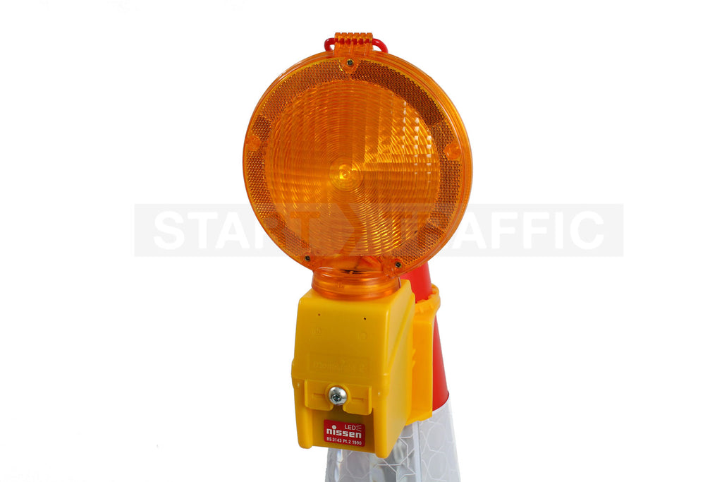 MonoLight - Twin Sided Warning Light With Cone Bracket LED