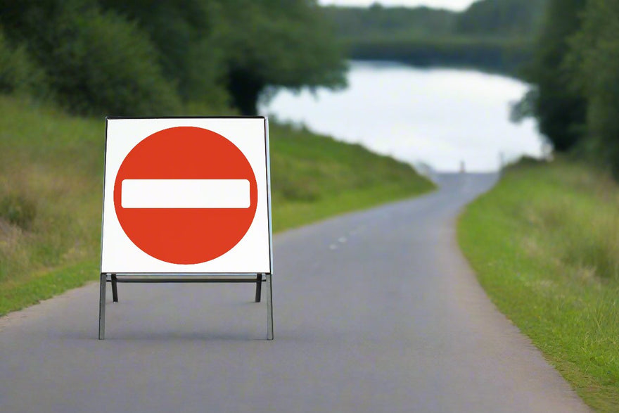 No Entry Temp Zintec In Frame Main Description Img