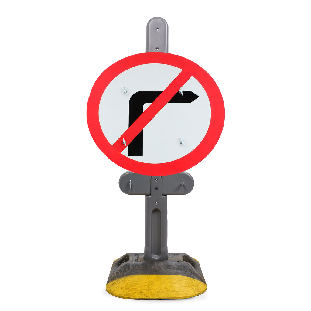 No Left Turn | Quick Fit Sign Face Dia. 613 (face only) | 750mm