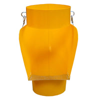 Oaklands Plastics 22 Inch Side Hopper Yellow 4 (Full Pallet)