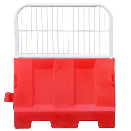 EVO80 Barrier High Wall Water Filled (Red / Fence Top Panel)