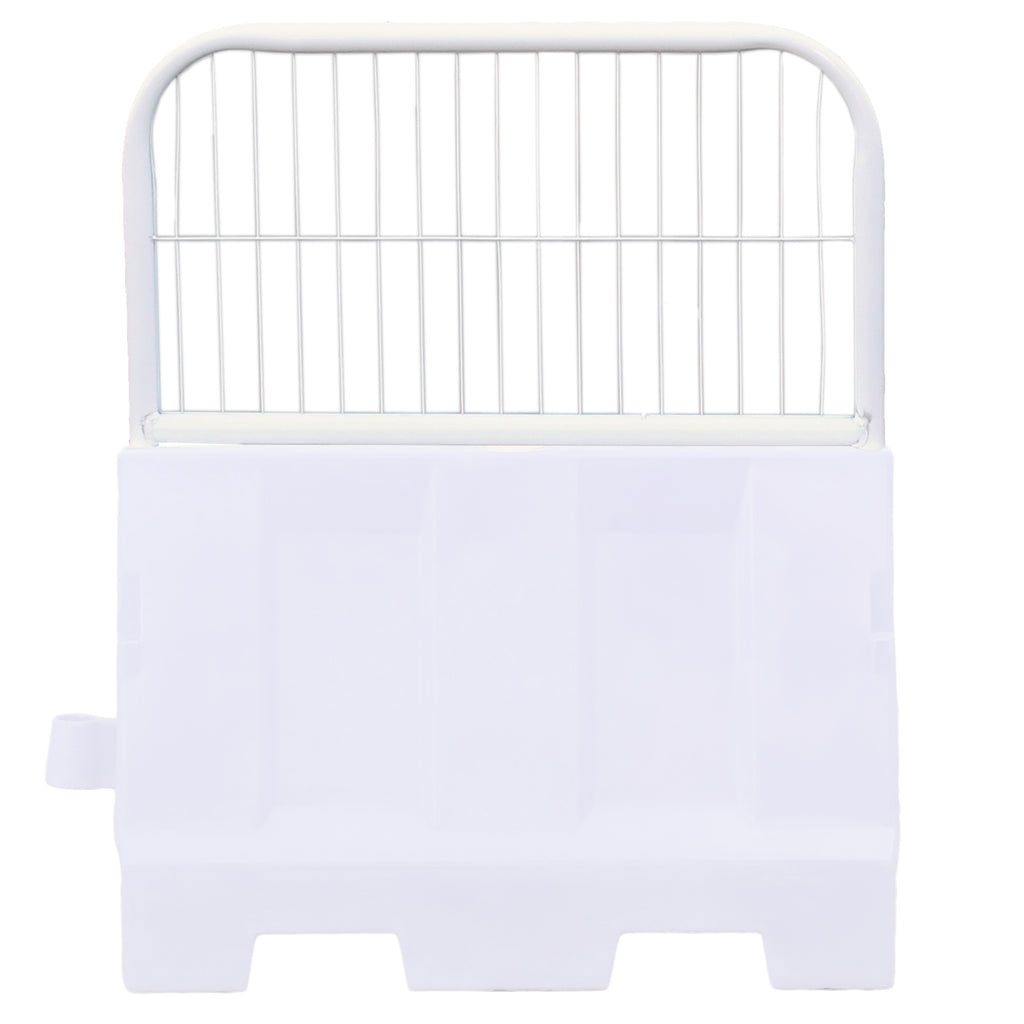 EVO80 Barrier High Wall Water Filled (White / Fence Top Panel)