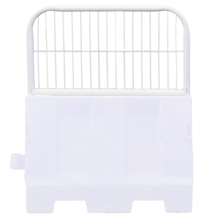 EVO80 Barrier High Wall Water Filled (White / Fence Top Panel)