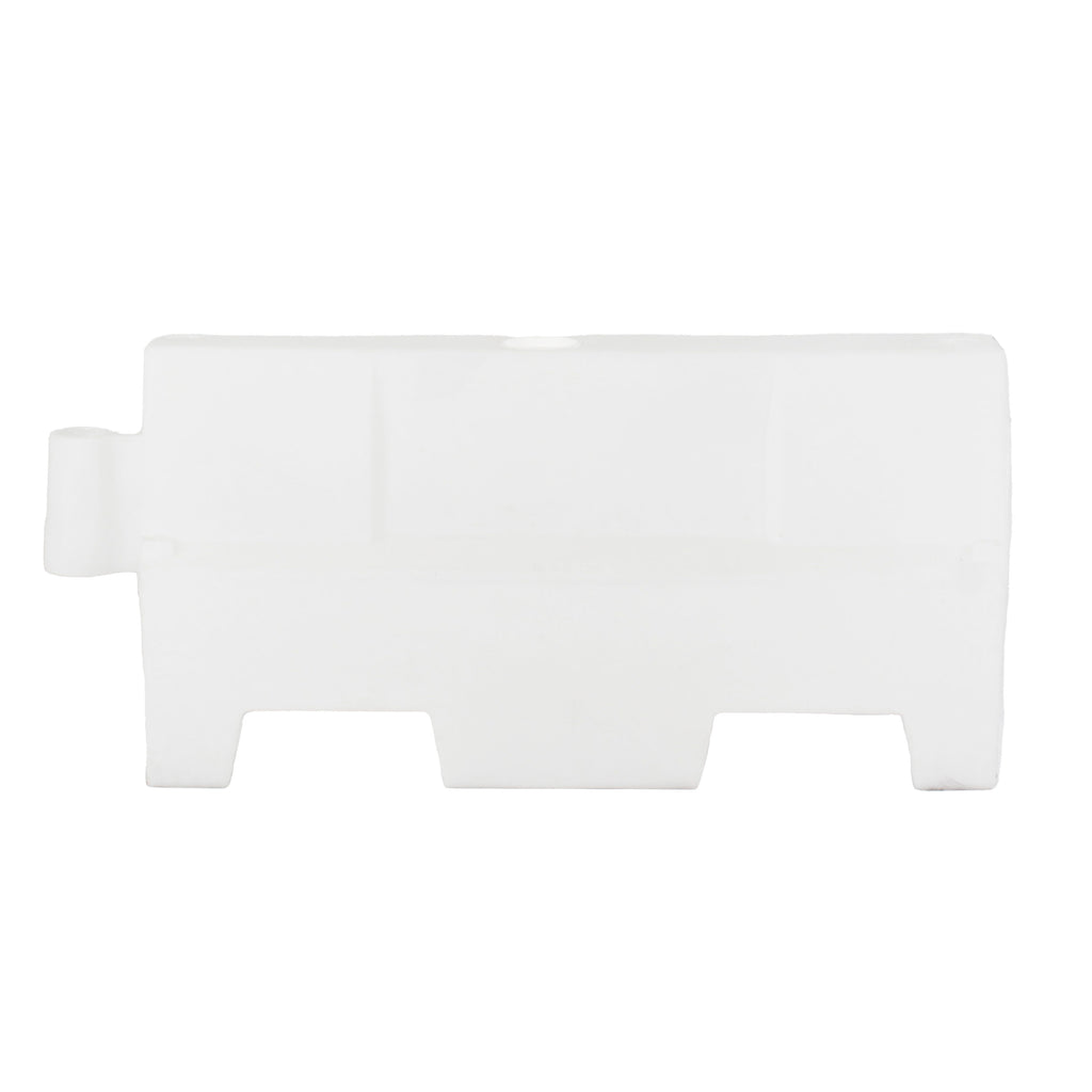 Evo Gator Water Filled Barrier- Option For Fence Top (White / No Top Panel)