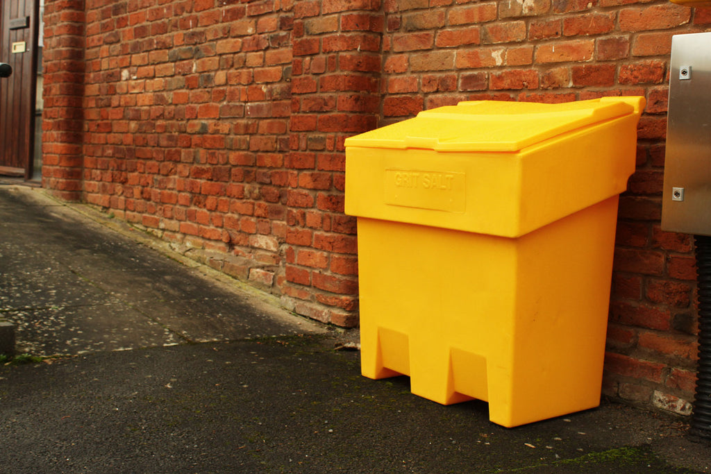 200L Grit Bin Medium Grit Bin - Yellow