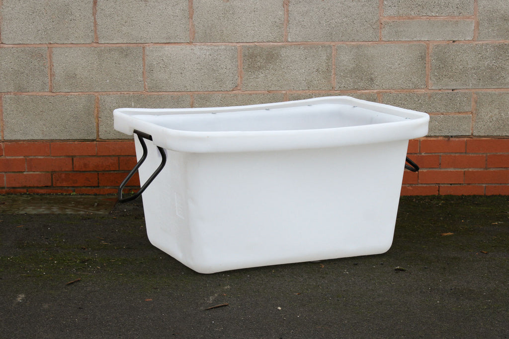 Oaklands 250L Level Fill Crane Lift Mortar Tub - White