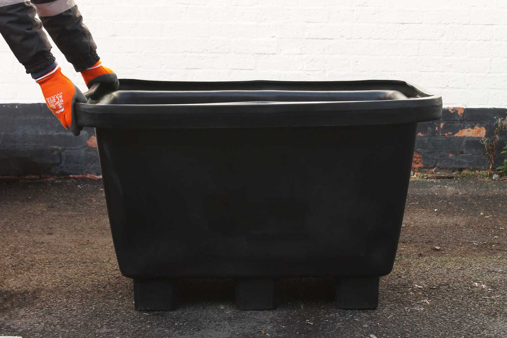 Oaklands 250L Economy Fork Lift Mortar Tub - Black