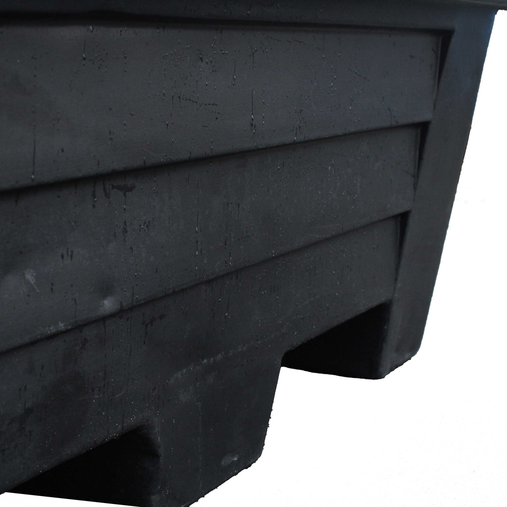 Oaklands 250L Twin Skin Fork Lift Mortar Tub - Black