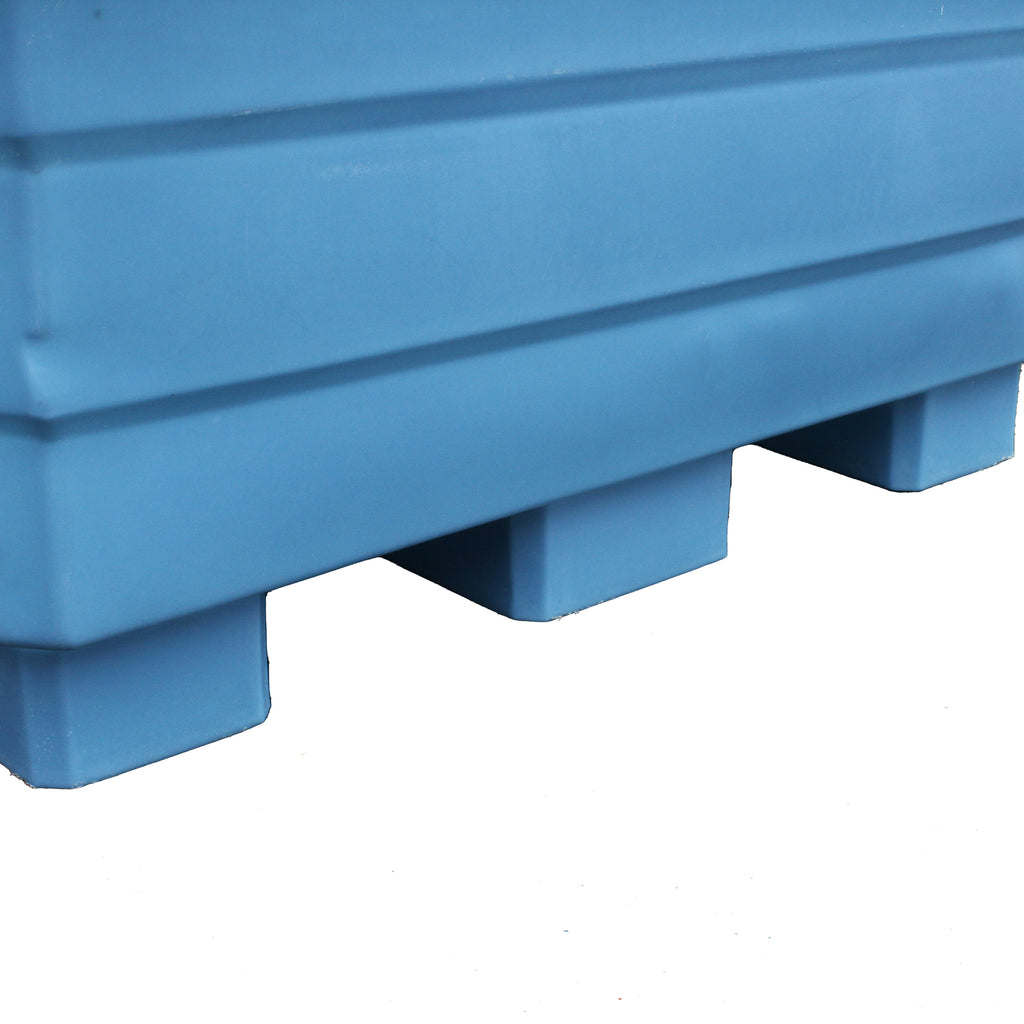 Oaklands 300L Ribbed Forklift Mortar Tub - Blue