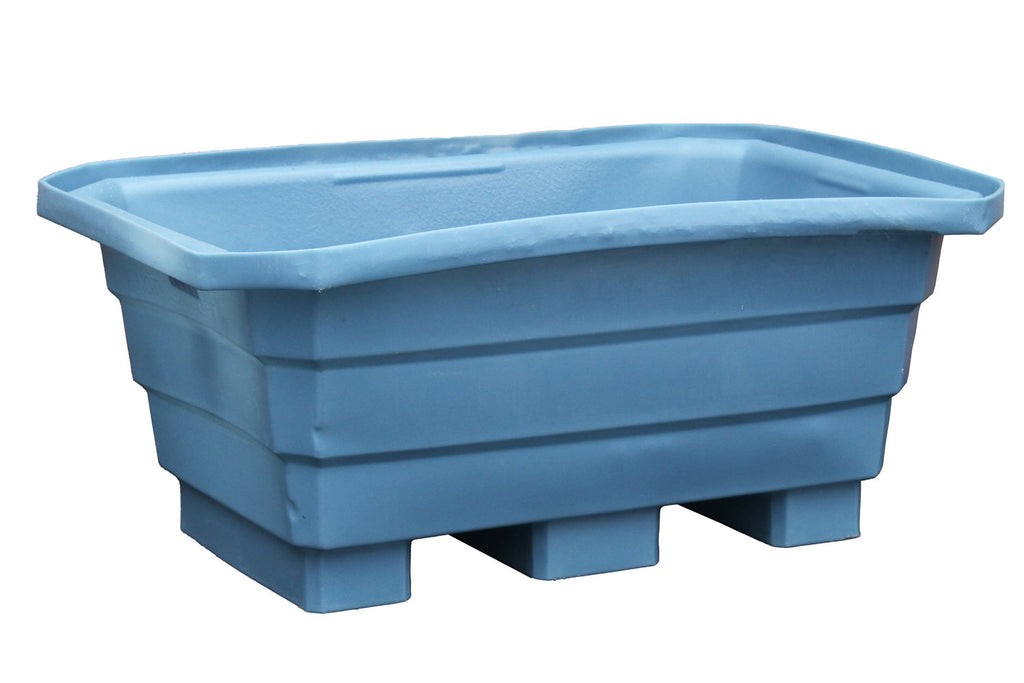 Oaklands 300L Ribbed Forklift Mortar Tub - Blue