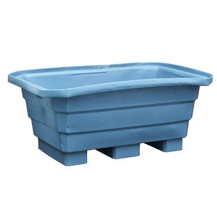 Oaklands 300L Ribbed Forklift Mortar Tub - Blue