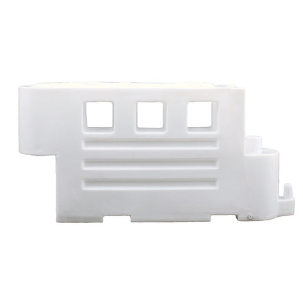 RB2000 Barrier Heavy Duty Water Filled Barrier HGV & Site (White / No Top Panel)