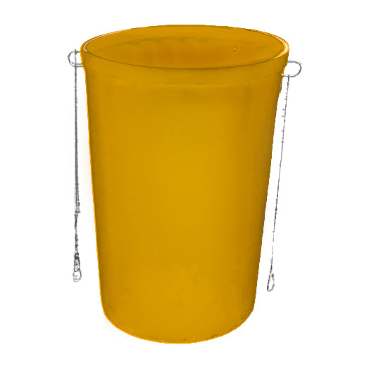 Oaklands Plastics 22 Inch Rubble Chute Yellow