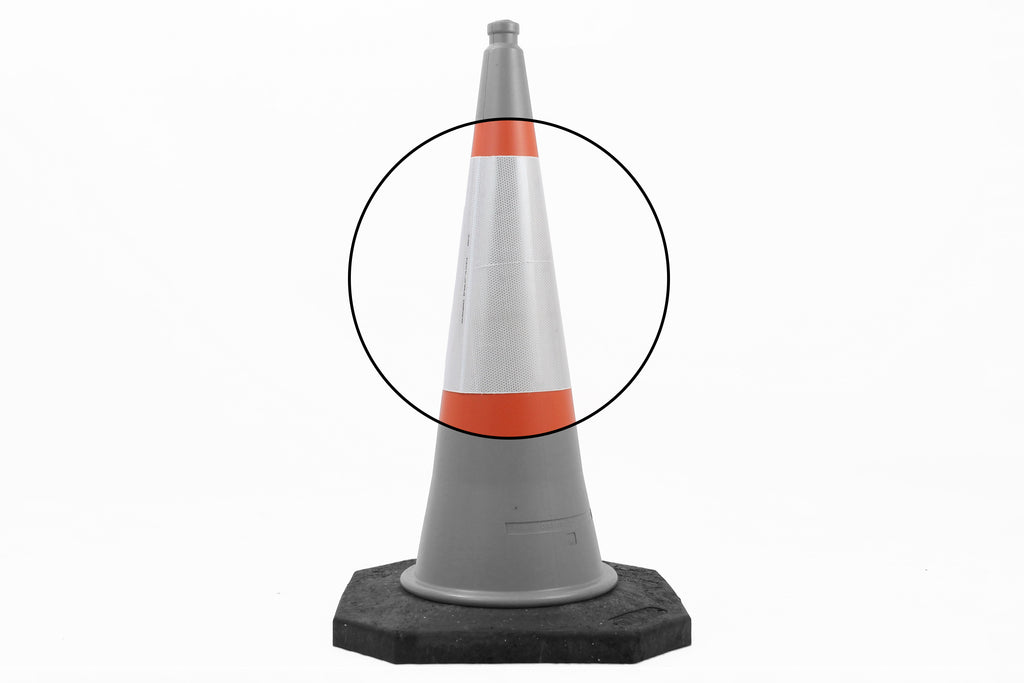 Reflective Traffic Cone Sleeves Replacement - 500mm, 750mm, 1m