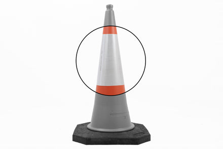 Reflective Traffic Cone Sleeves Replacement - 500mm, 750mm, 1m