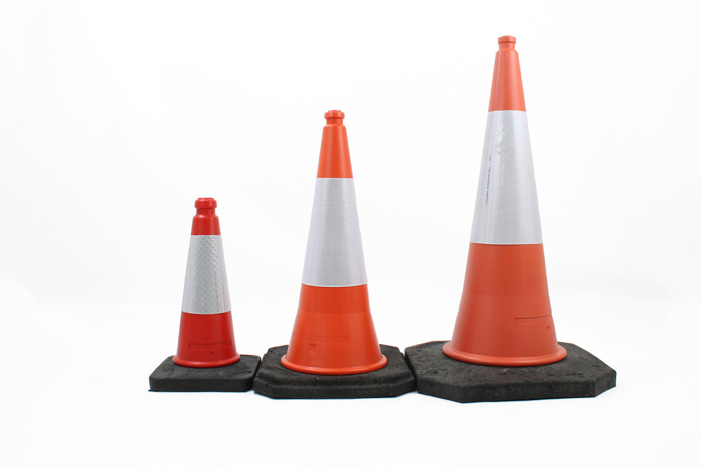 Reflective Traffic Cone Sleeves Replacement - 500mm, 750mm, 1m