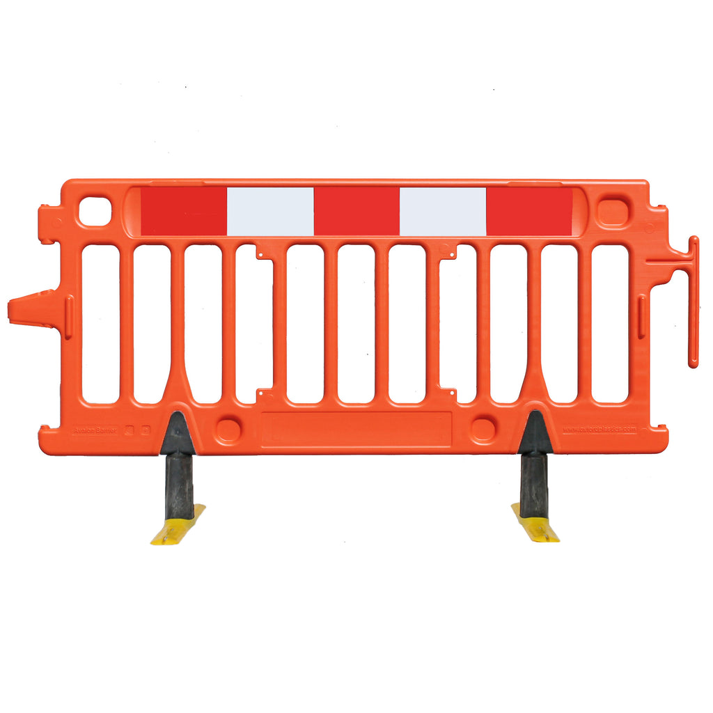 Avalon Barriers - Pedestrian Barrier - Chapter 8 Compliant (Orange / Clearpath Extra)