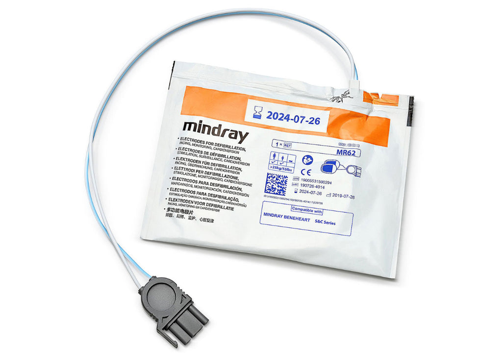 Pads for Mindray BeneHeart C Series Defibrillators - Adult/Paediatric (Disposable)