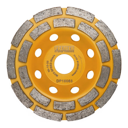 PDP P3-CG Double Row Concrete Diamond Cup Grinder