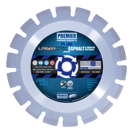 PDP Lasermax P5-LMA Asphalt Diamond Blade