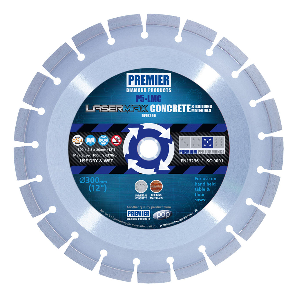 PDP Lasermax P5-LMC Concrete Blade 400 x 25.4mm (16") DP16315