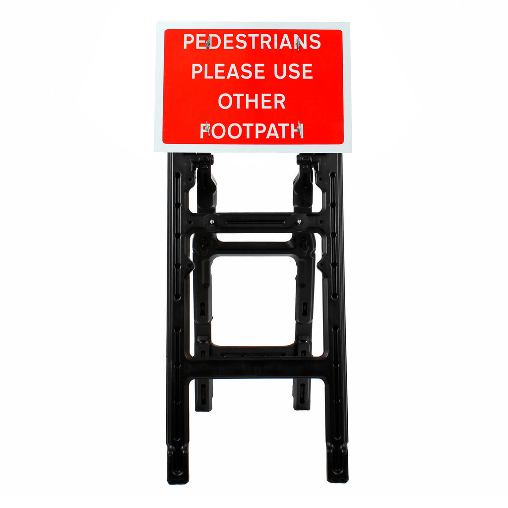 Pedestrians Please Use Other Footpath' Sign | Quick Fit (face only) | 600x450mm