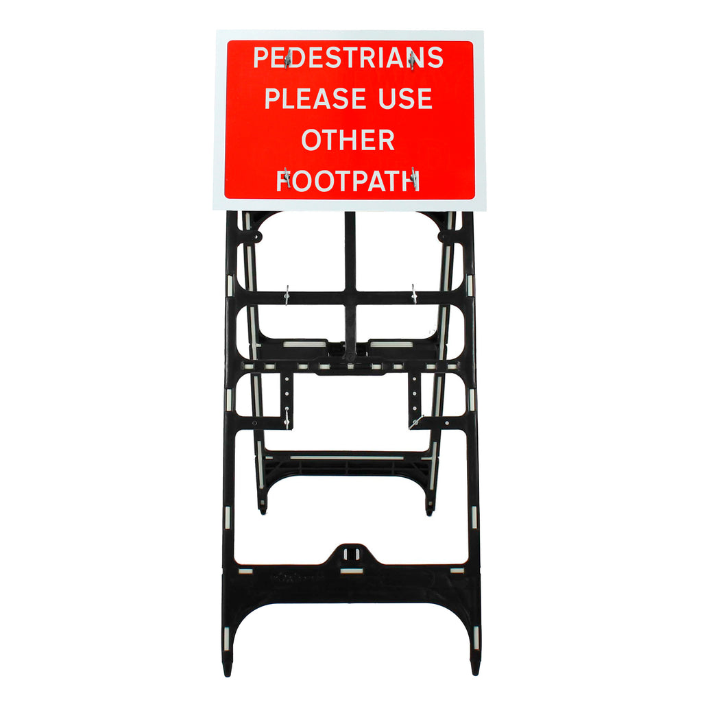 Pedestrians Please Use Other Footpath' Sign | Quick Fit (face only) | 600x450mm