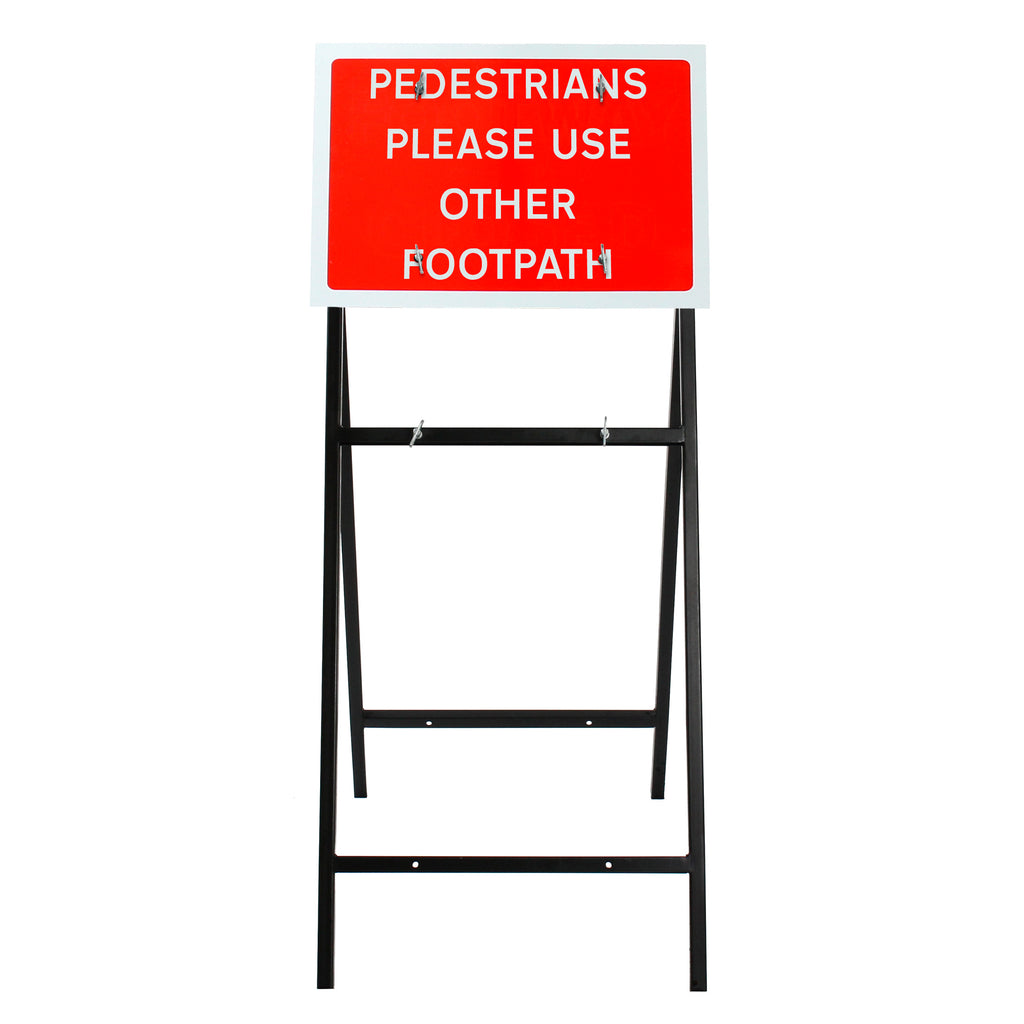 Pedestrians Please Use Other Footpath' Sign | Quick Fit (face only) | 600x450mm