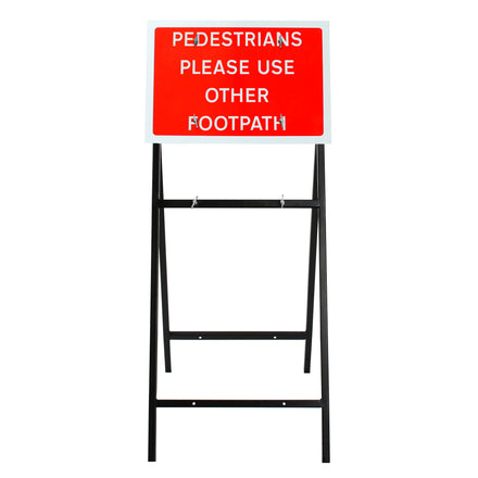 Pedestrians Please Use Other Footpath' Sign | Quick Fit (face only) | 600x450mm
