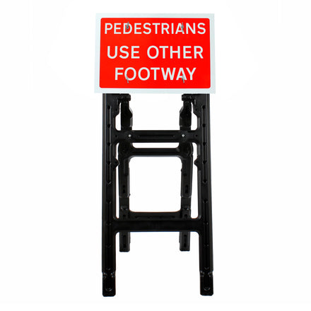 Pedestrians Use Other Footway Sign | Quick Fit (Face Only) | 600x450mm