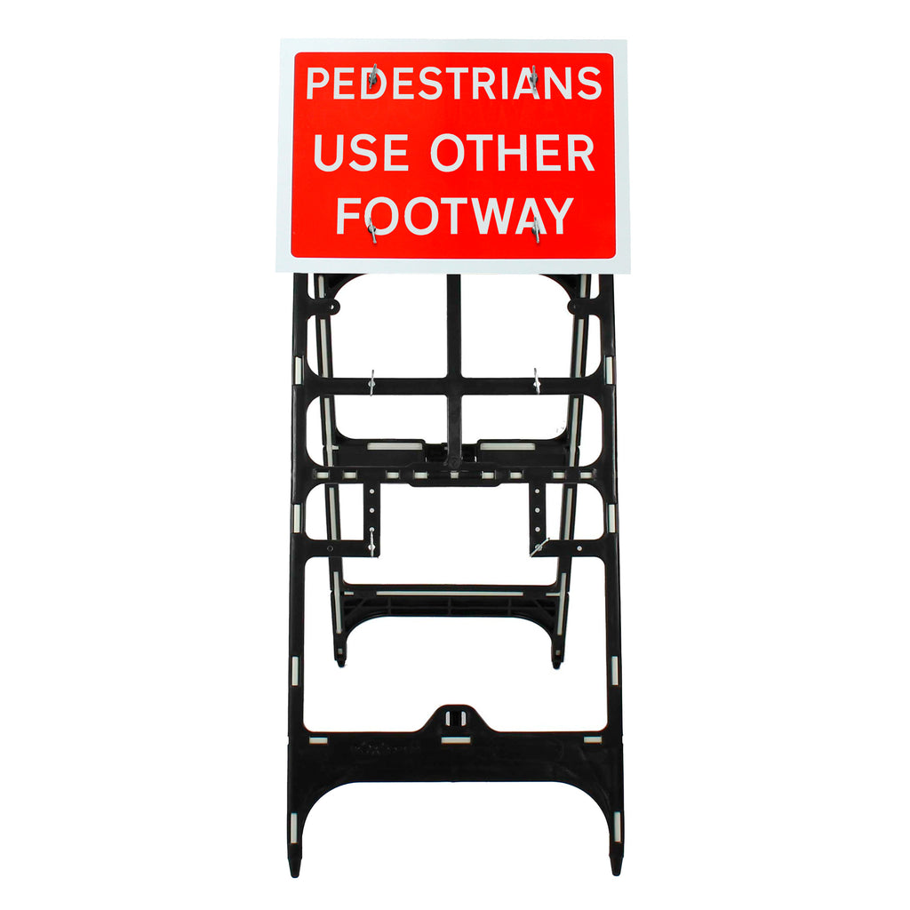 Pedestrians Use Other Footway Sign | Quick Fit (Face Only) | 600x450mm