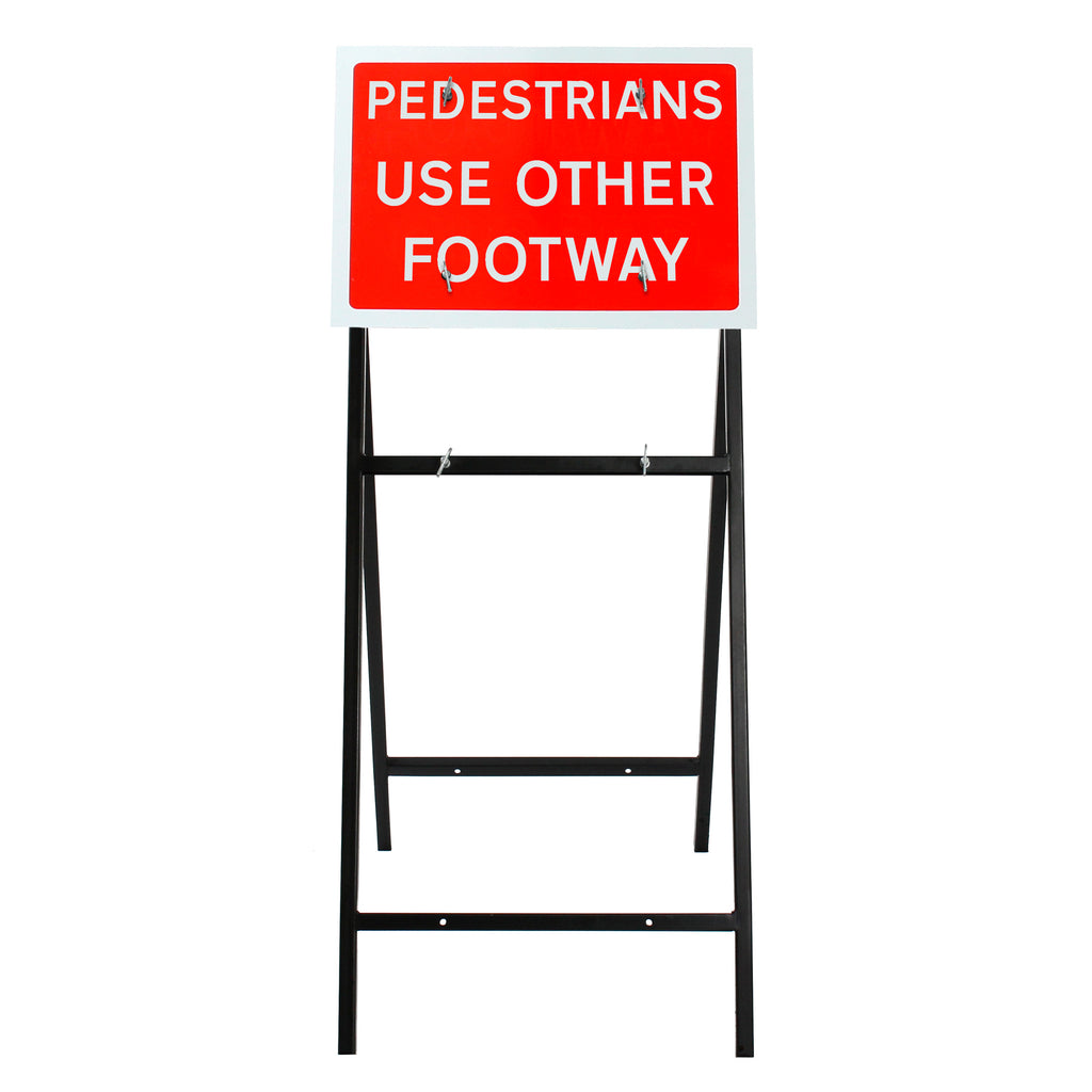 Pedestrians Use Other Footway Sign | Quick Fit (Face Only) | 600x450mm