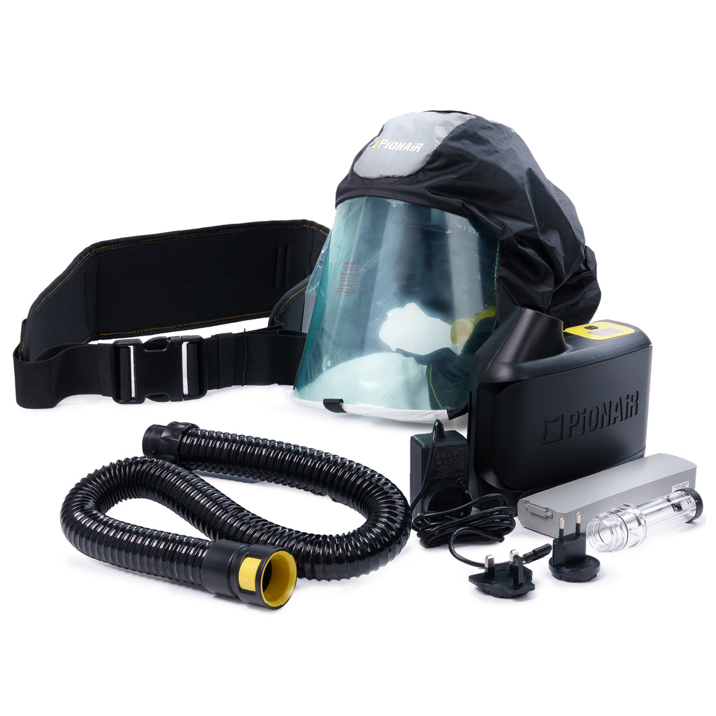 PiONAiR SafeStart S300 Short Softhood PAPR Respirator – Basic PPE Kit