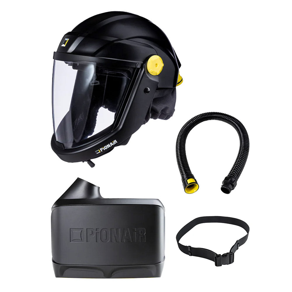 PiONAiR SafeStart H500 Hardhat Visor PAPR Respirator – Basic PPE Kit