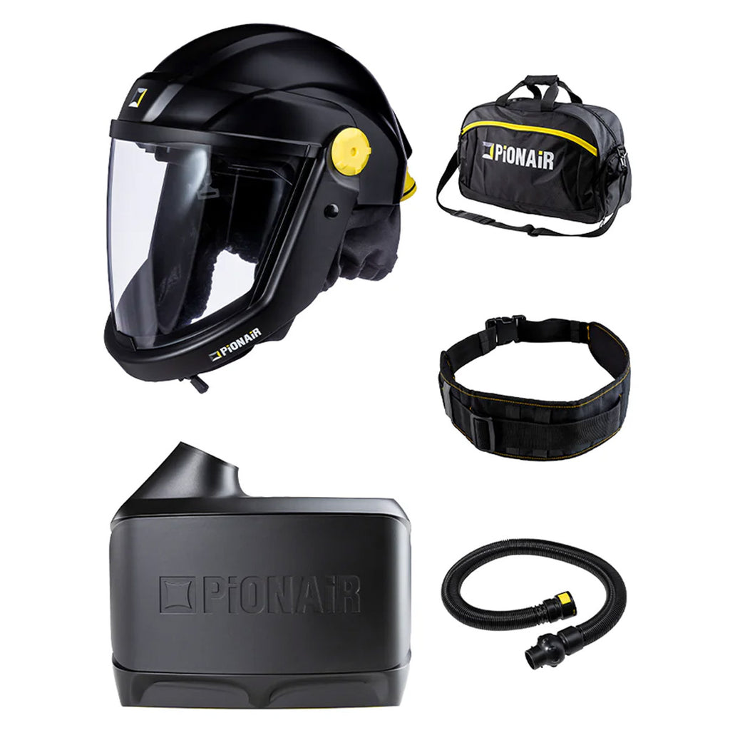 PiONAiR SafeStart H500 Hardhat Visor PAPR Respirator – Premium PPE Kit