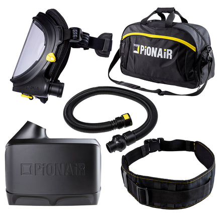 PiONAiR SafeStart P900 Safety Visor PAPR Respirator – Premium PPE Kit