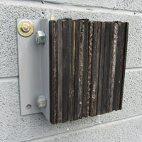 Black Rubber Dock Bumper With Steel Frame