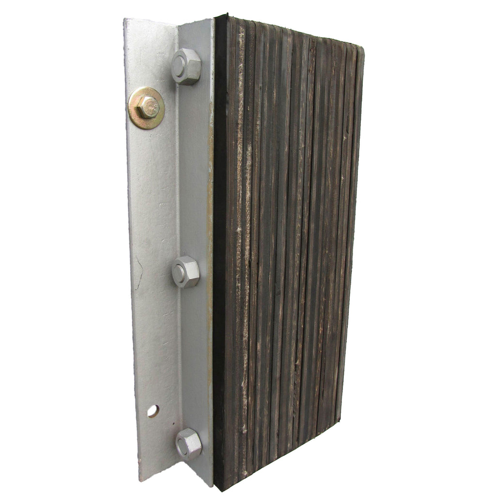Black Rubber Dock Bumper With Steel Frame