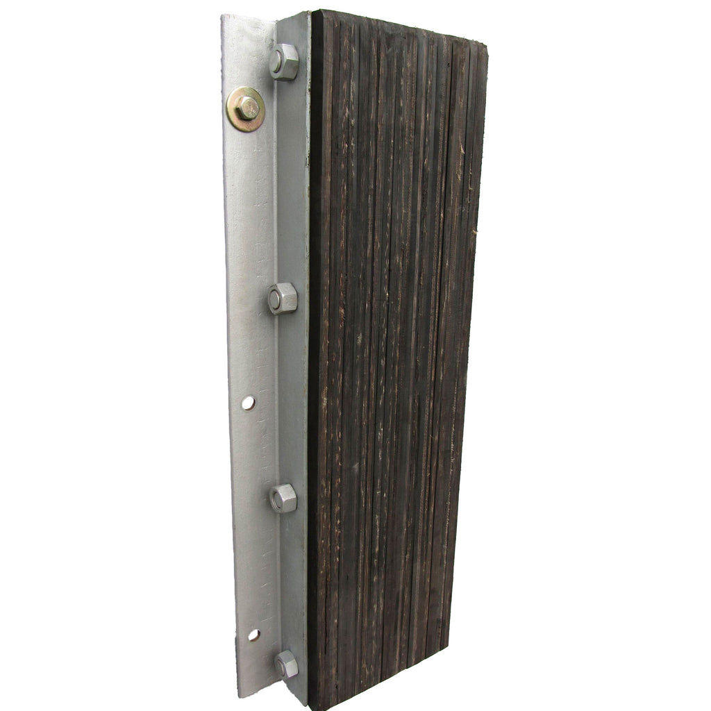 Black Rubber Dock Bumper With Steel Frame - 900 x 400 x 105