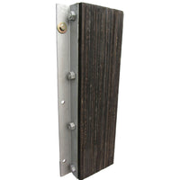 Black Rubber Dock Bumper With Steel Frame - 900 x 400 x 105