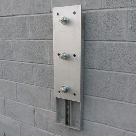Spring-Loaded Sliding Dock Bumper Back Plate