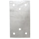 Steel Flat Dock Bumper Back Plate - 450 x 255 x 15 - Galvanised