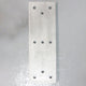 Steel Flat Dock Bumper Back Plate - 750 x 255 x 15 - Galvanised