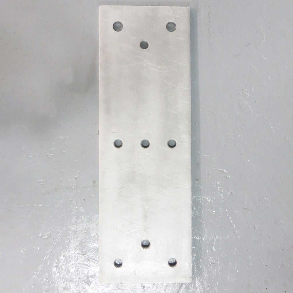 Steel Flat Dock Bumper Back Plate - 750 x 255 x 15 - Galvanised
