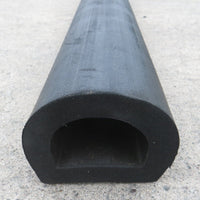 D-Shaped Rubber Bumper Extrusions - 70 x 70 x 2440