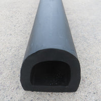 D-Shaped Rubber Bumper Extrusions - 100 x 98 x 2440