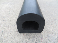 D-Shaped Rubber Bumper Extrusions - 96 x 104 x 2000